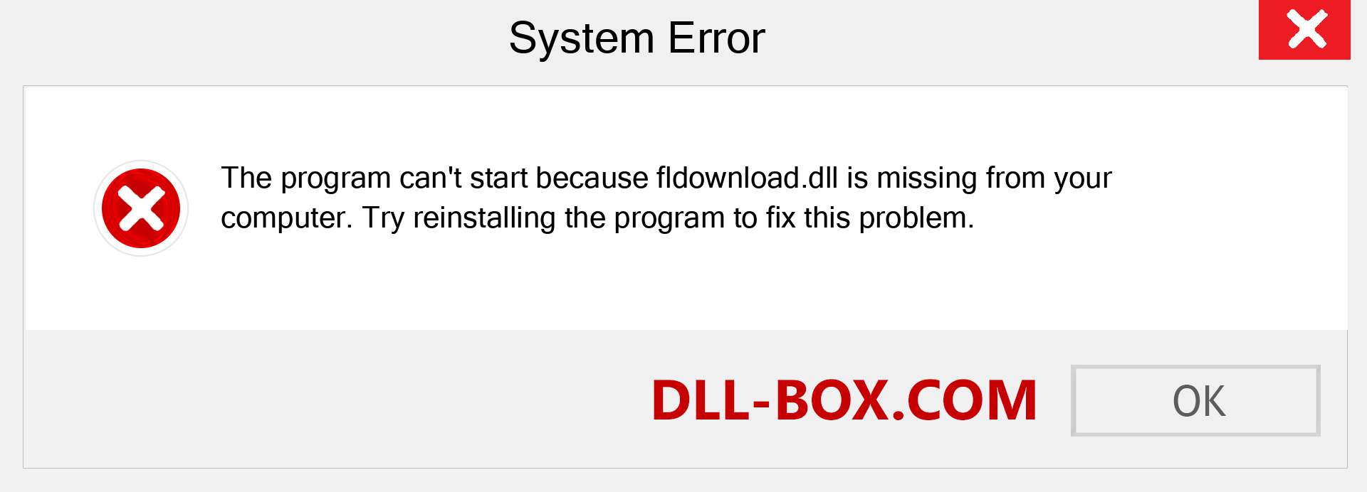  fldownload.dll file is missing?. Download for Windows 7, 8, 10 - Fix  fldownload dll Missing Error on Windows, photos, images